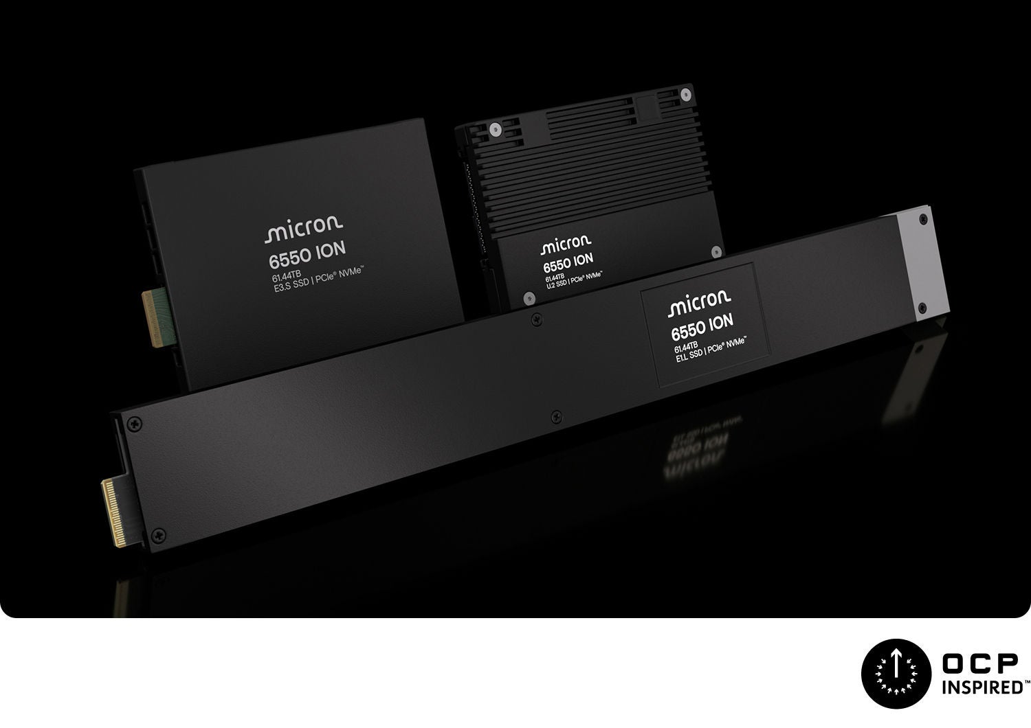 Micron 6550 ION NVMe SSD product family